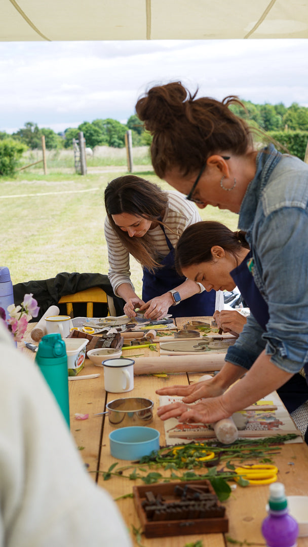 JULY: Floral Ceramic Tile, Dish and Decoration Workshop 19/07