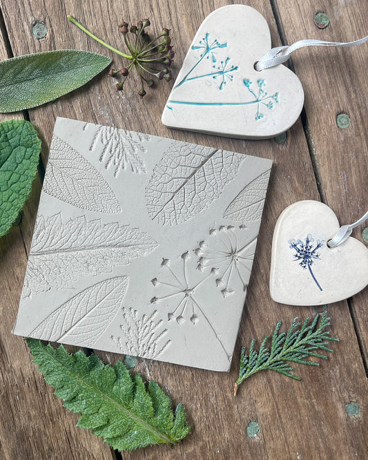 AUGUST: Floral Ceramic Tile, Dish and Decoration Workshop 16/08