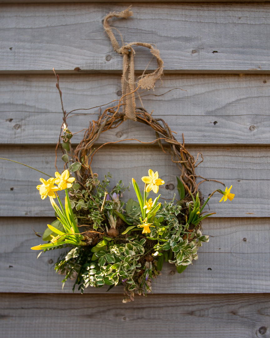 Natural Spring Bulb Wreath